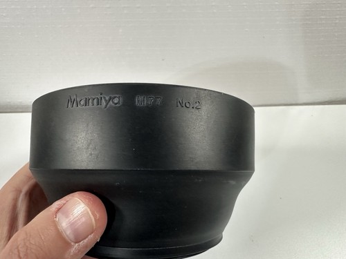 Mamiya 77mm No.2 Screw on Rubber Lens Hood Shade M77 for 127mm-250mm - Picture 3 of 4