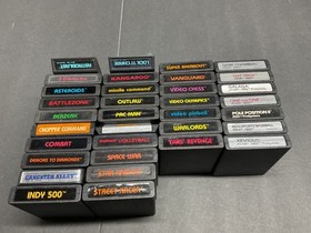 ATARI  7800 Pro System Console  34 Games and  Manuals   Tested   Working