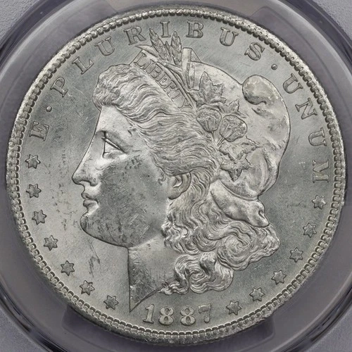 1887-S Morgan Silver Dollar - PCGS MS 62