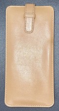 Coach Leather Soft Eyeglass Case - British Tan/Camel Color