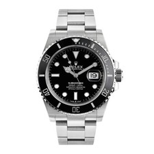 Rolex Rolex Submariner Watch 41MM Black Index Hour Markers Dial Ceramic