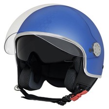 Casco Piaggio Mirror Demi-Jet - Blu - Taglia L
