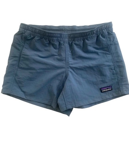 Patagonia Kids Girls Baggies Shorts Utility Blue Size Large - Picture 2 of 4