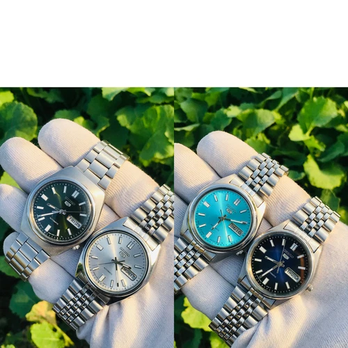 Seiko 5 Automatic Men Watches Lot of 4 Vintage 6309&7009