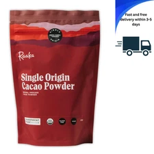 Organic Unsweetened Cacao Powder with Rich Dark Chocolate Flavor NEW