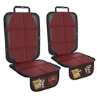 XHYANG Car Seat Protector,2 Pack Automotive Protectors 2 Wine Red
