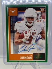 2020 Score Collin Johnson Rookie Green Parallel Auto 418