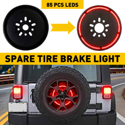 Jeep Wrangler Spare Tire Light 14" 180 LED Spare Tire Brake Light - Foto 3
