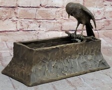 Originale Real Bronzo Uccello Bagno Vaso : Enhance Your Casa e Esterno Spazi