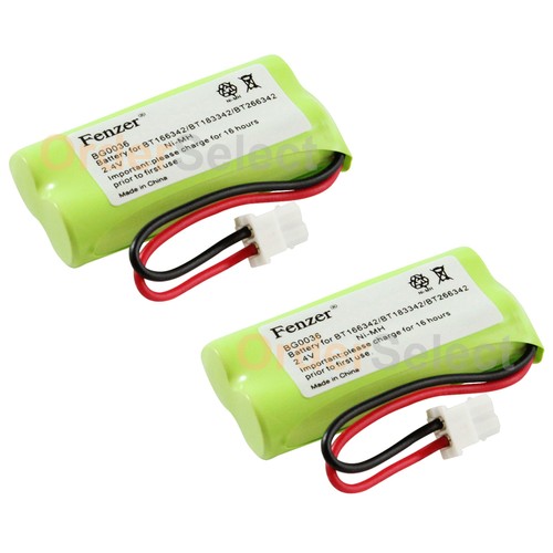 2 Cordless Home Phone Battery Pack for VTech BT166342 BT266342 BT183342