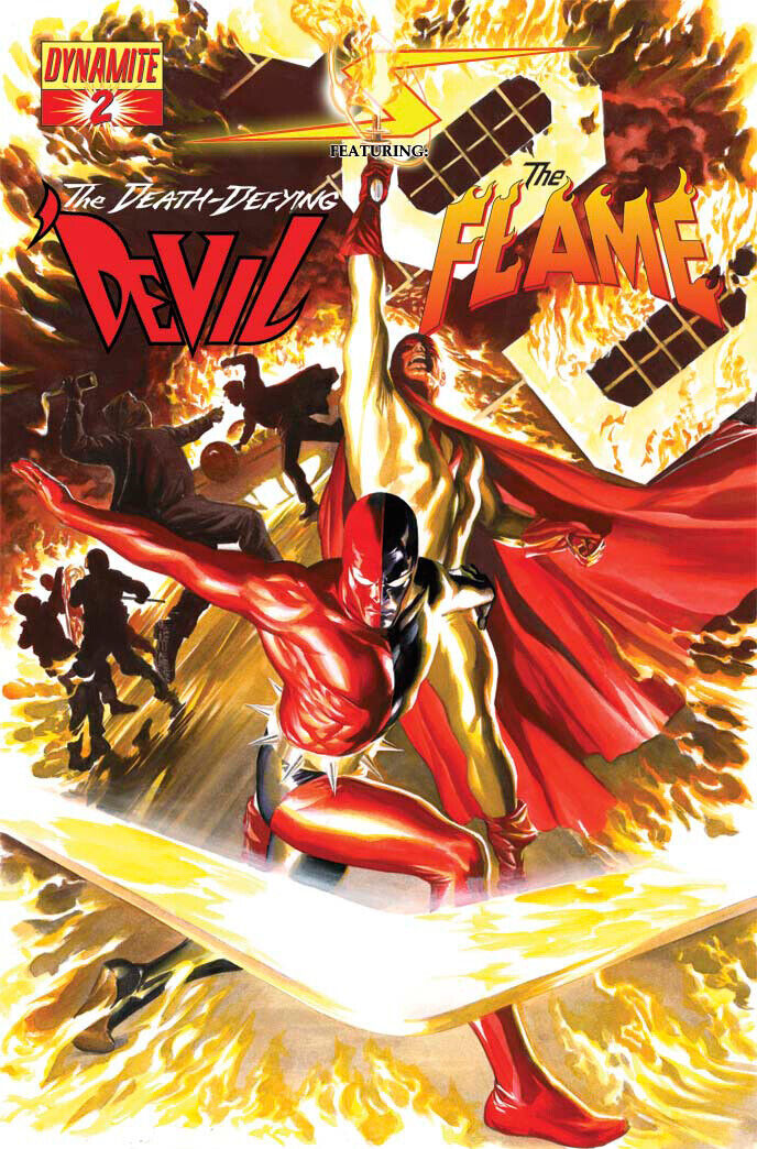 Project Superpowers #2 Comic Book Variant Cover A 2008 Alex Ross Stock Photo
