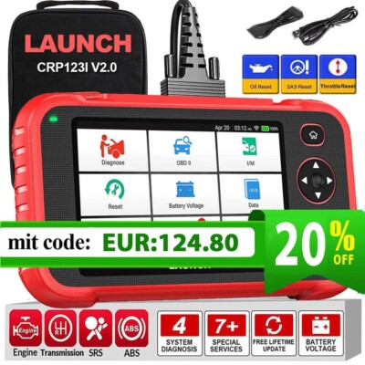 Launch CRP123i V2.0 Profi Auto Diagnosegerät KFZ OBD2 Scanner Fehlerauslesegerät