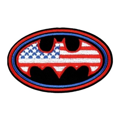 Patch Aufnäher Batman Bruce Wayne Superheld Thermoaufkleber (Ref. 4)