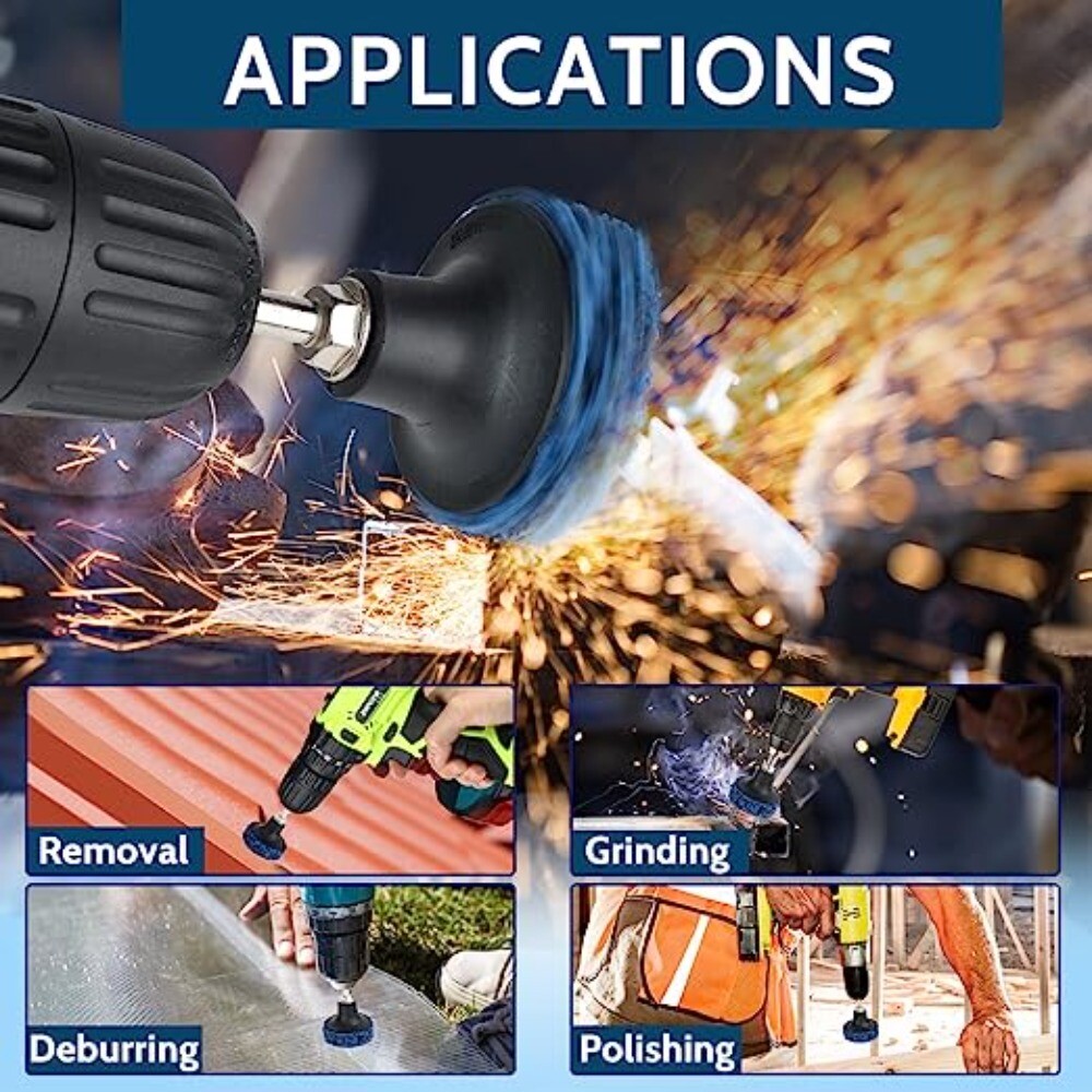 10 Pack 2 Inch Die Grinder Attachments Die Grinder Sanding Disc for