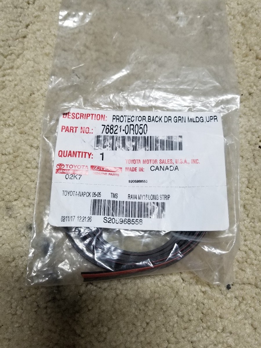 A84 TOYOTA 16-18 RAV4 Exterior Trim-Lift Gate-Lower Trim Protector