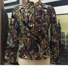 Chicos colourful corduroy jacket M/L
