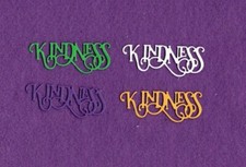KINDNESS die cuts scrapbook cards