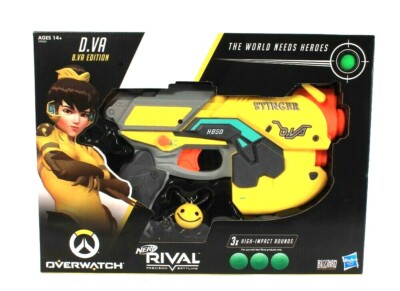 Hasbro Nerf Rival Overwatch D VA B VA Edition Blaster & 3 High