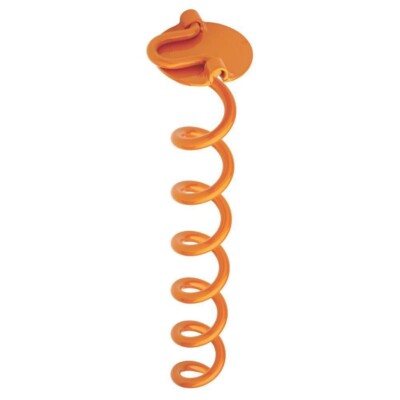 NEW Vortex 16 in. Steel Folding Ring Spiral Ground Anchor