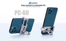 Leofoto USA Leofoto PC-60 Silver Smartphone Mini Lightweight Clamp / Holder