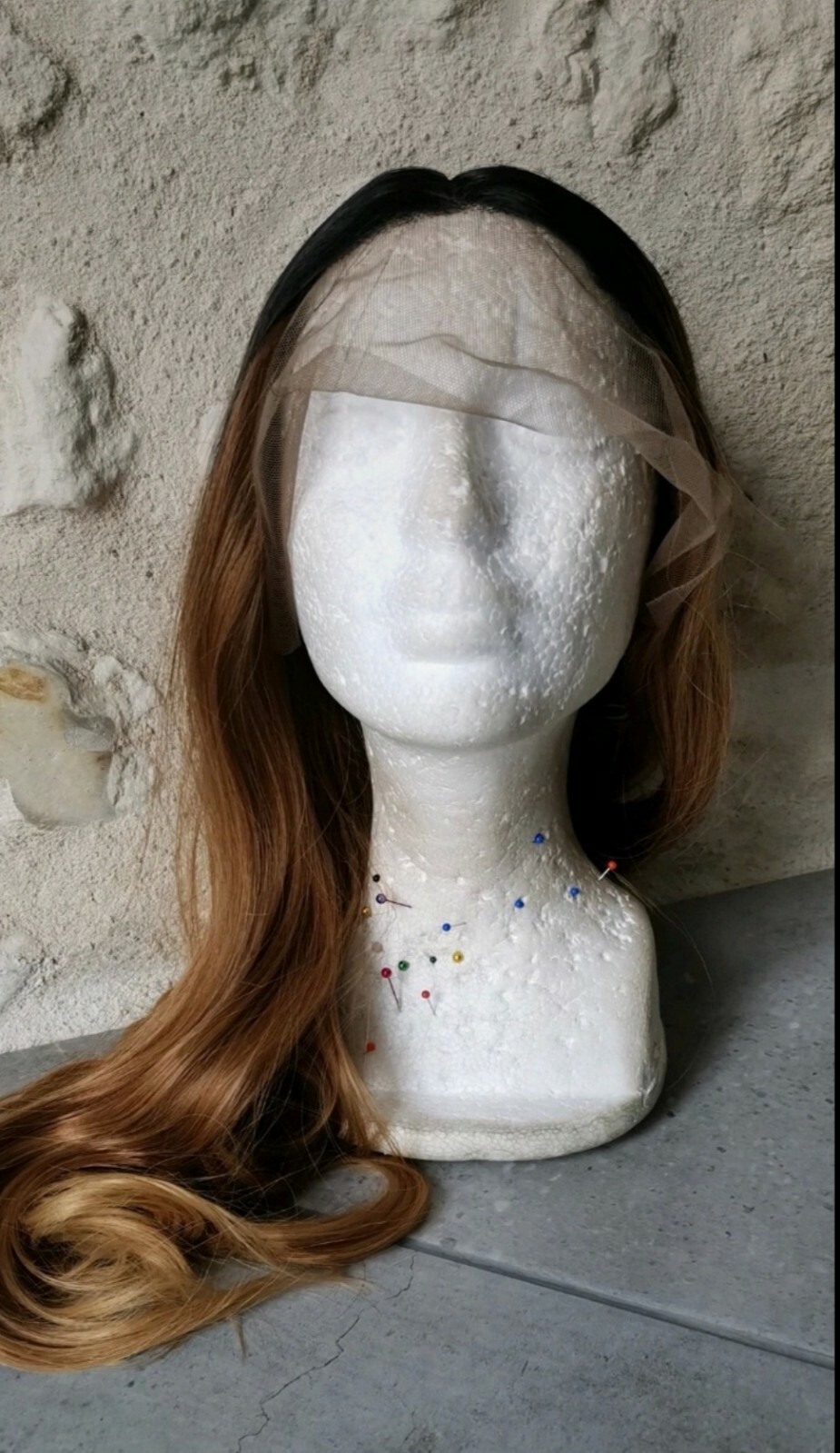 Perruque châtain cuivrée synthétique pour femme idéale pour vos soirées