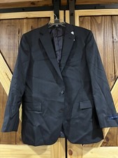 Brooks Brothers Mens Gray Suit Jacket 1818 Regent Fit Size 44R/W38 Unfitted