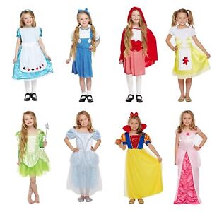 Cinderella Girls Princess Childs Fancy Dress Up Costume Outfit World Book Day
