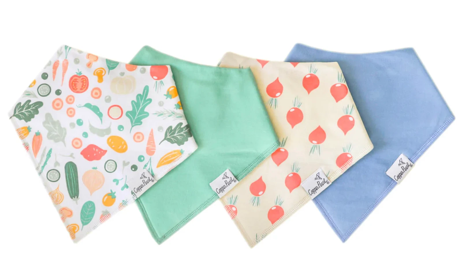 Copper Pearl Bandana Bibs Veggies