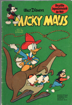 Micky Maus 1965 nr 23 Original  Z1-Z2 +MMK Zeitung +Gutschein