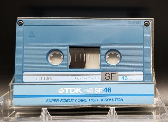 Used) TDK SF 46 Blank Audio Cassette Tape Type II High Position