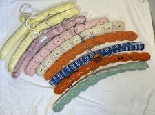 9 Covered And Padded Hangers 3 Satin And 6 Knitted