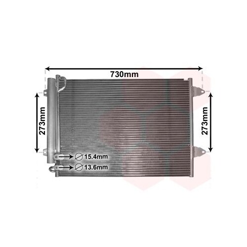 1X Kondensator, Klimaanlage Van Wezel 58005225 Passend FüR Vw Vag-image