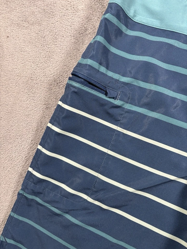 Patagonia Swim Trunks Board Shorts Mens 38 Blue Teal Comfortable Stretch Draw - Image 2 of 4