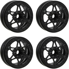 1.9" Carbon Fiber Beadlock Wheel Rims for 1/10 RC Crawler Car Axial SCX10 TRX4