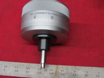 NEW Starrett #469m 4'' Diameter m/m .002mm divisions, 0-25 mm  N-661