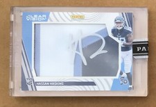 2022 PANINI INSTANT CLEAR VISION CV33 RC HASSAN HASKINS 8/10 INK ON CARD AUTO