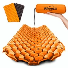 POWERLIX Ultralight Inflatable Camping Sleeping Pad - Compact and Lightweight Ma
