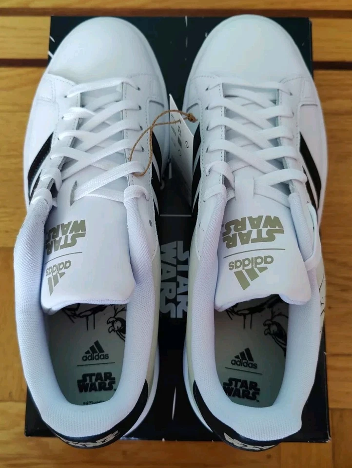 Size 10 - adidas Star Wars x Grand Court Baby Yoda New - Image 4 of 4