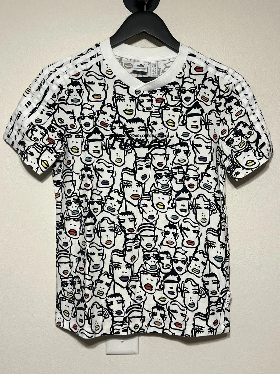 2018 adidas Originals x Fiorucci Faces Design T Shirt Size S