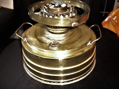 VINTAGE MESSING SPEISENWÄRMER MIT GRIFFEN EINFÜLLDECKEL & MESSGERÄT WASSERWAAGE GESTUFTER KÖRPER