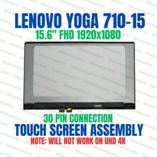 15.6" Lenovo Yoga 710-15IKB FHD 1920x1080 LCD Touch Screen Digitizer Bezel