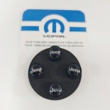 Mopar Tire Valve Stem Caps Set Of 4 For Jeep