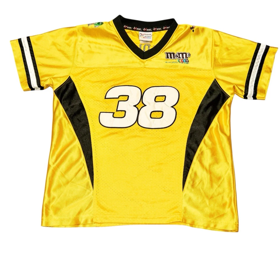 Chase Authentic Stitched Elliott Sadler #38 M&Ms Jersey Womens Medium - Image 2 of 4