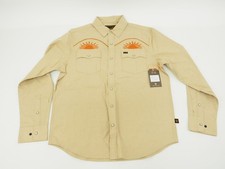 New Howler Bros Crosscut Deluxe Snap Longsleeve Mens Medium El Sol Gold