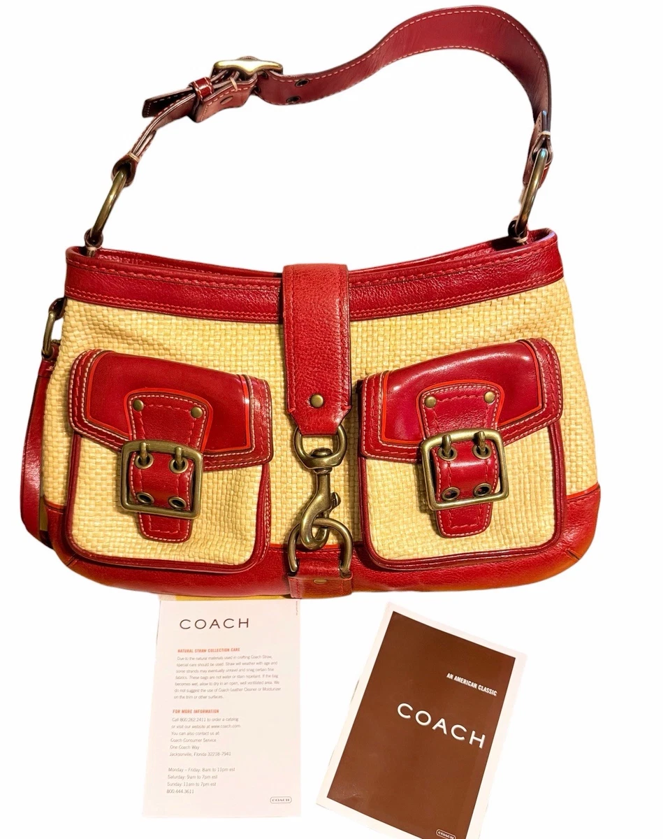 Coach Straw Hobo Bags for Women for sale | eBay