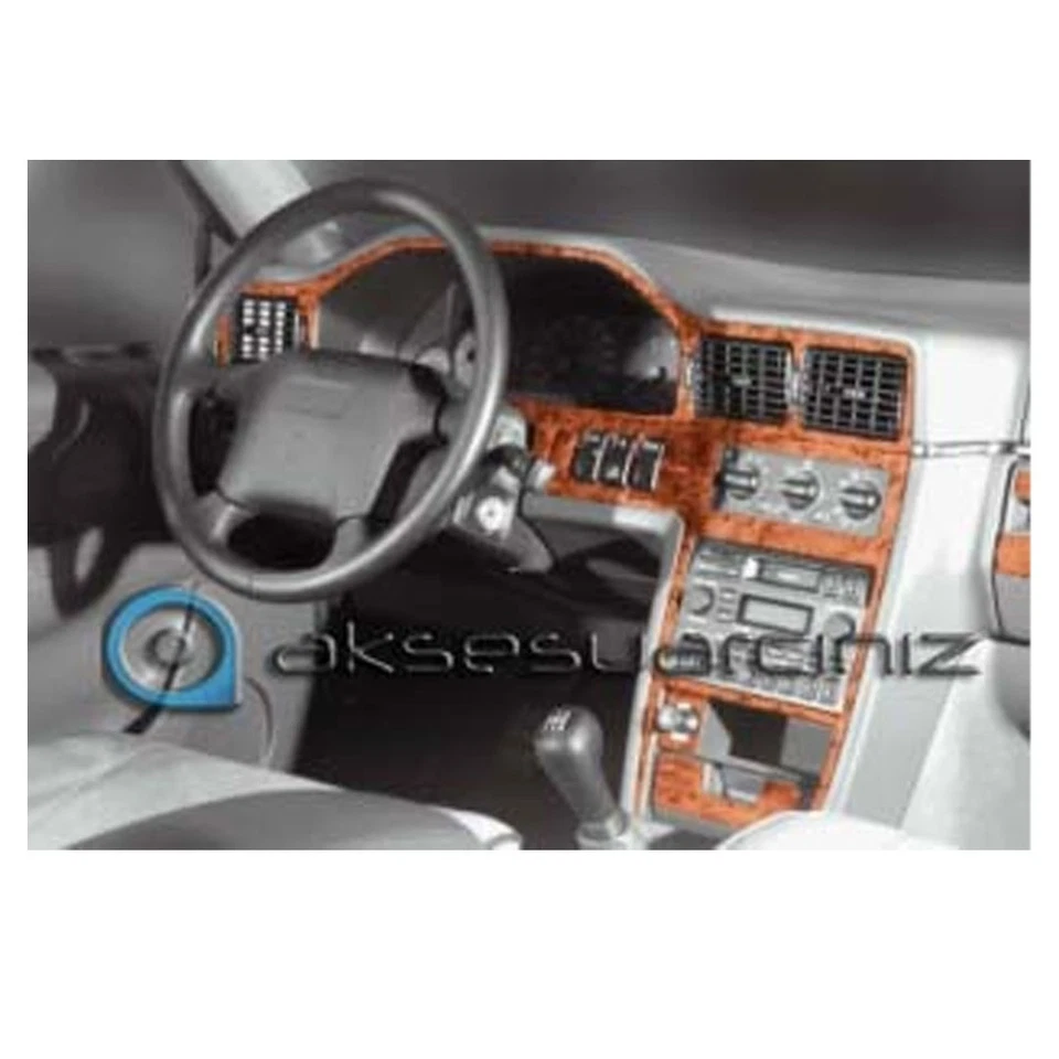 Volvo S 90/V 90 1996-1998 Kit de cubierta de tablero interior de madera interior automático Foto 3 de 4