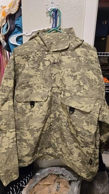 Nike Tech Woven CORDURA Jacket Camo Olive Black IF8494-276 Size Medium - Image 1 of 4
