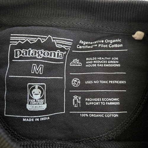 Sudadera Patagonia Mujer Algodón Orgánico Cuello Redondo Save Our Home Planet M Gorp - Imagen 3 de 9