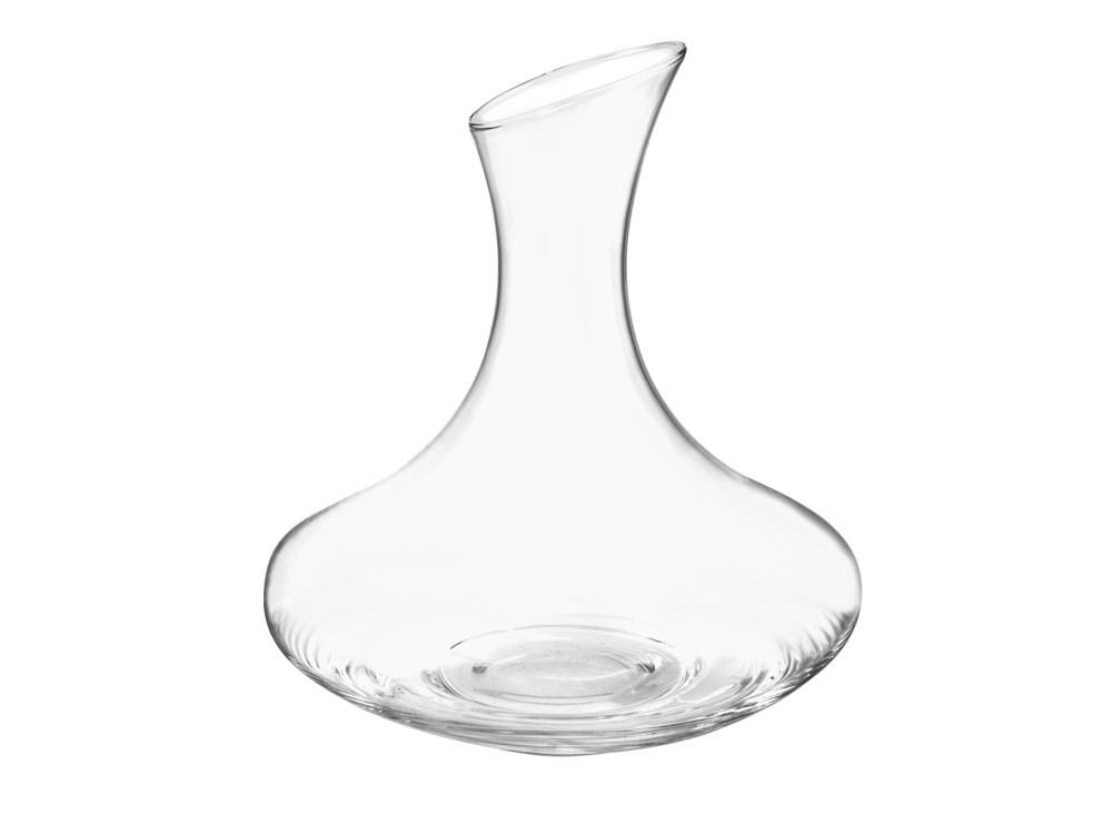 Lara Decanter In Transparent Glass Bohemia 1.2L, Diagonal Cut