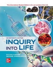 ISE Inquiry into Life - paperback Mader Dr., Sylvia S.|Windelspecht, Michael
